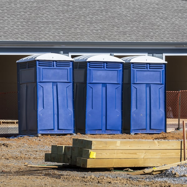 what is the maximum capacity for a single portable restroom in San Antonio FL